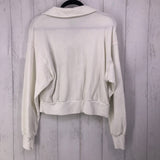 XS Crop collared sweatshirt