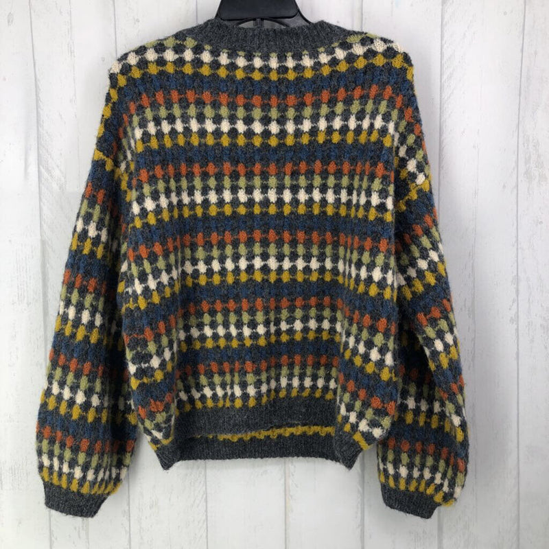 S Crewneck colorful sweater