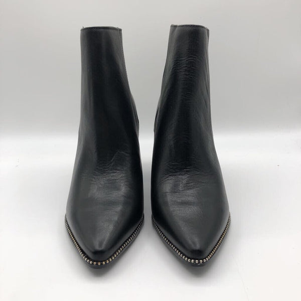 8 pointy toe heel ankle boots