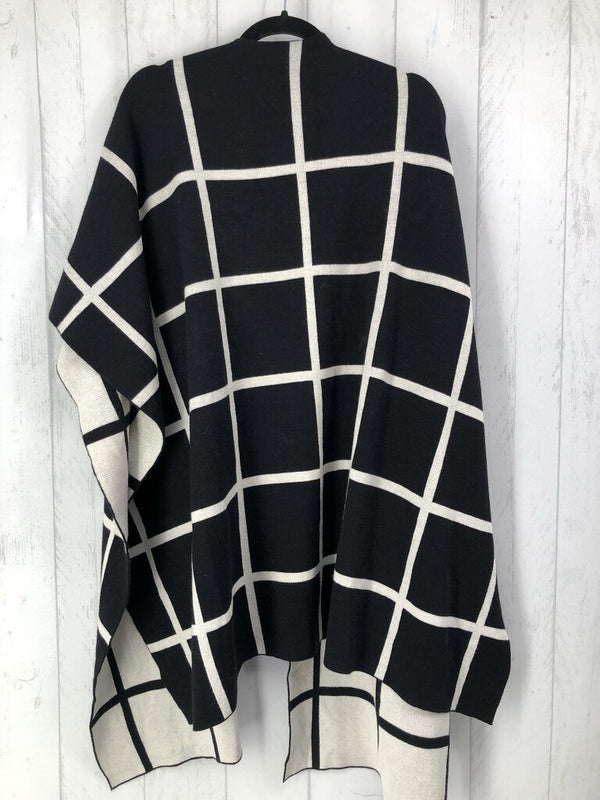 O/S Printed poncho