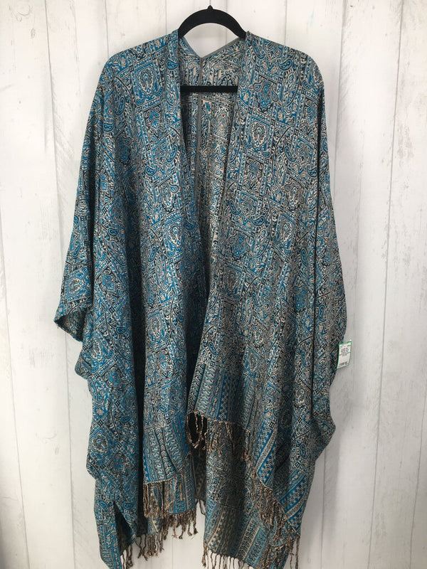 O/S Embroidered poncho