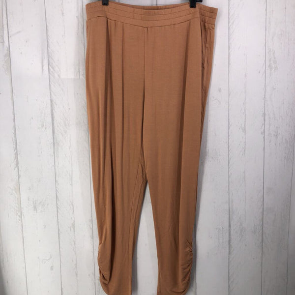 XL Ruched ankle pull on pants