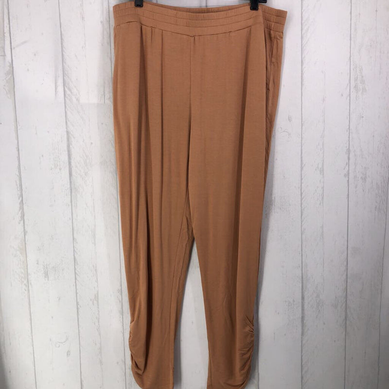 XL Ruched ankle pull on pants