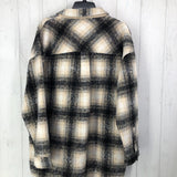 L Plaid shacket