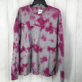 L Tie dye crewneck sweatshirt