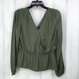 XS Crossover peplum l/s top