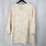 1X Camo print 3/4 slv top