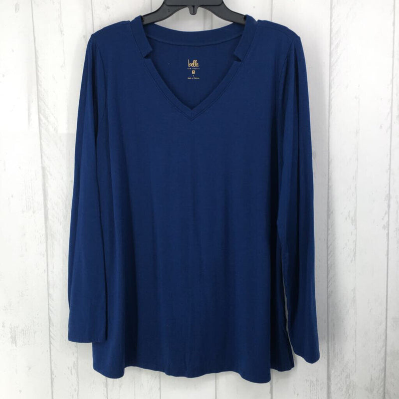 L V-neck l/s top