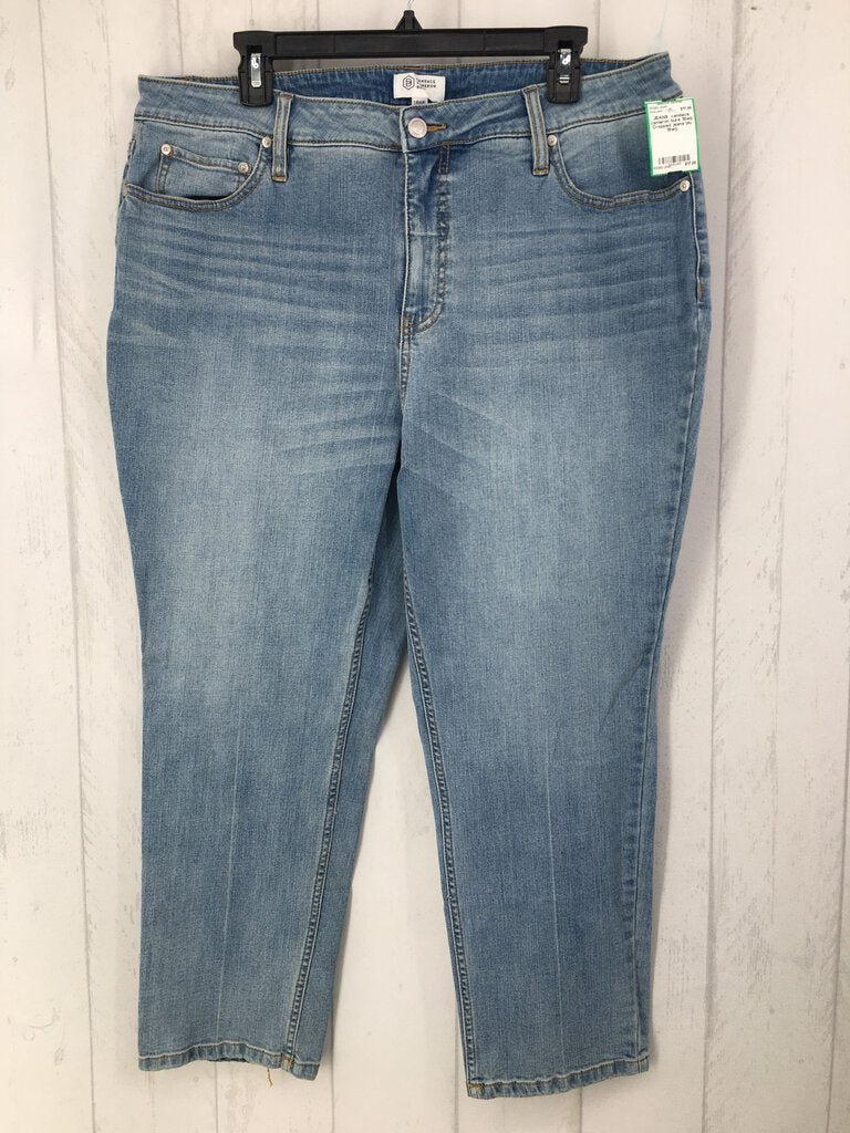 18wp Cropped jeans