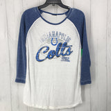 L/XL Colts 3/4 slv top