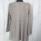 S/M Ribbed open front cardigan