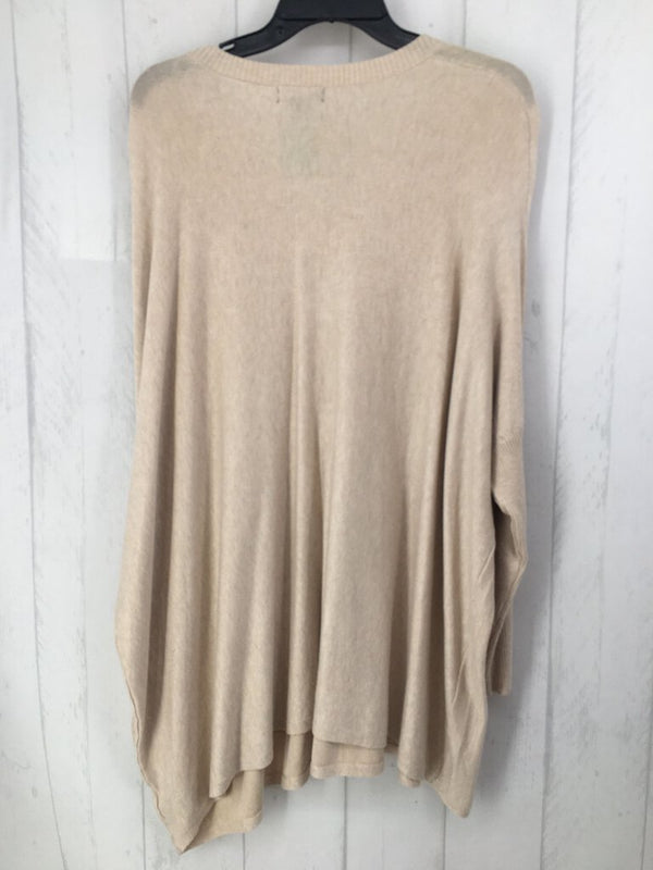 L V-neck dolman buttoned slv sweater