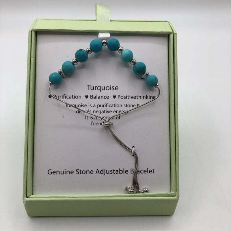 Turquoise adjustable bracelet