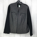 16w Textured zip up jacket