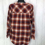 R70 S Plaid button down l/s top