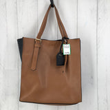 open buckle strap tote