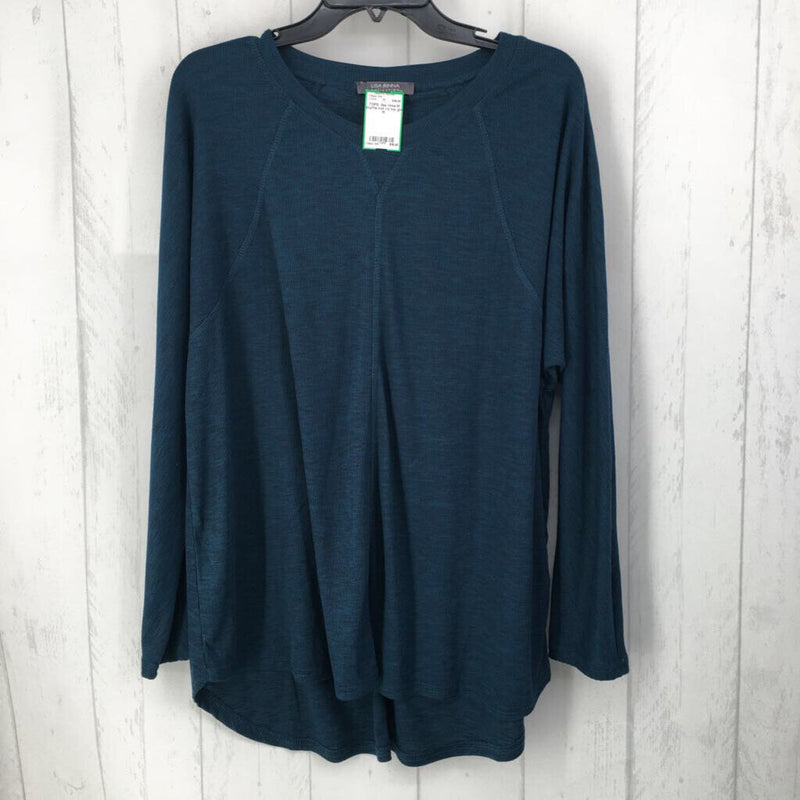 M Waffle knit l/s top