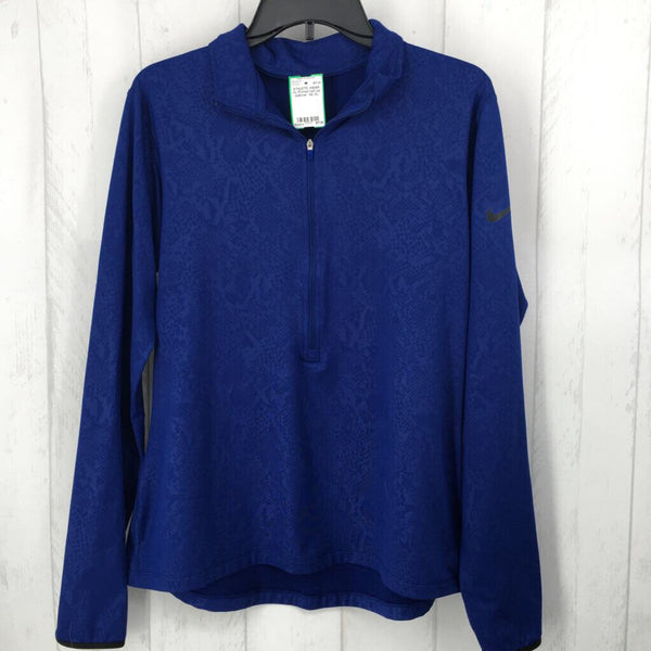 XL Printed half-zip pullover