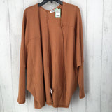 S Waffle knit dolman slv cardigan