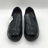 7 patent emboseed loafers