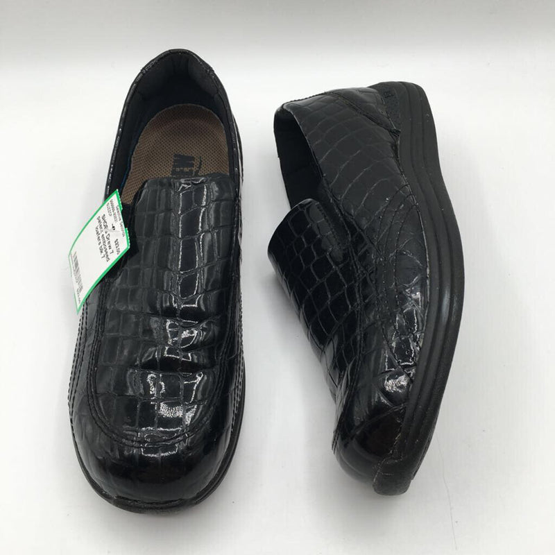 7 patent emboseed loafers