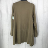 M l/s pocket open cardigan