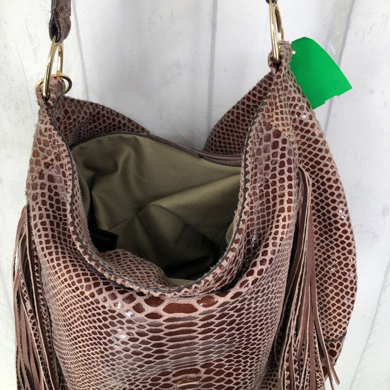 fringe hobo shoulder bag