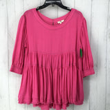 S s/s tiered ruffle top