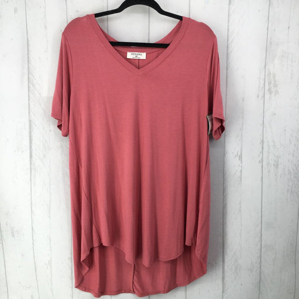 2X V-neck s/s top