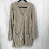 3XL Ribbed cardigan