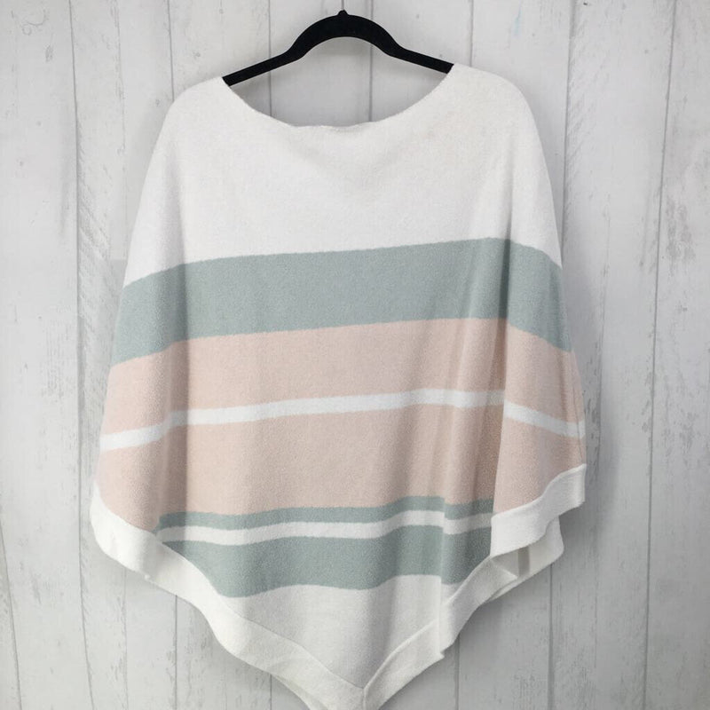 OS stripe poncho