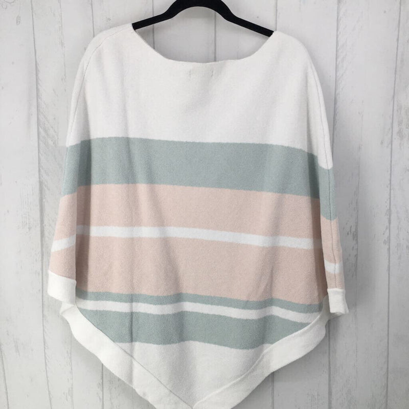 OS stripe poncho