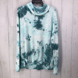 PL Tie dye cowl-neck sweatshirt