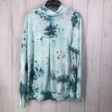 PL Tie dye cowl-neck sweatshirt