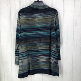 M Striped T-neck l/s tunic