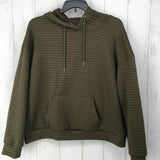 XXL Textured hooded sweatshirt