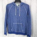 XL Marled zip-up sweatshirt