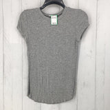 L Ribbed s/s top