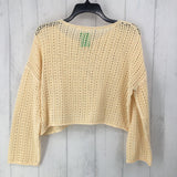 S Mesh 3/4 slv top