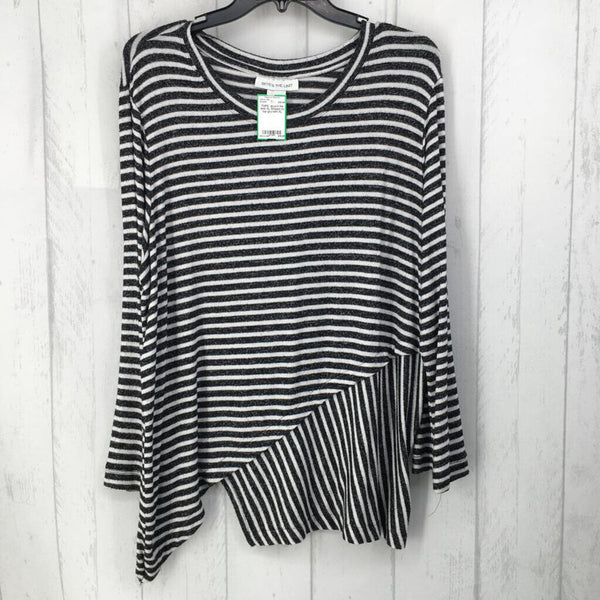 XL Striped l/s top