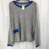 XL Textured crewneck sweater