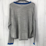 XL Textured crewneck sweater