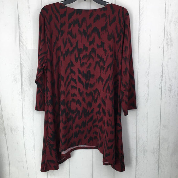 XL Printed 3/4 slv tunic