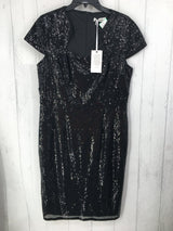 XL Cap slv sequin dress