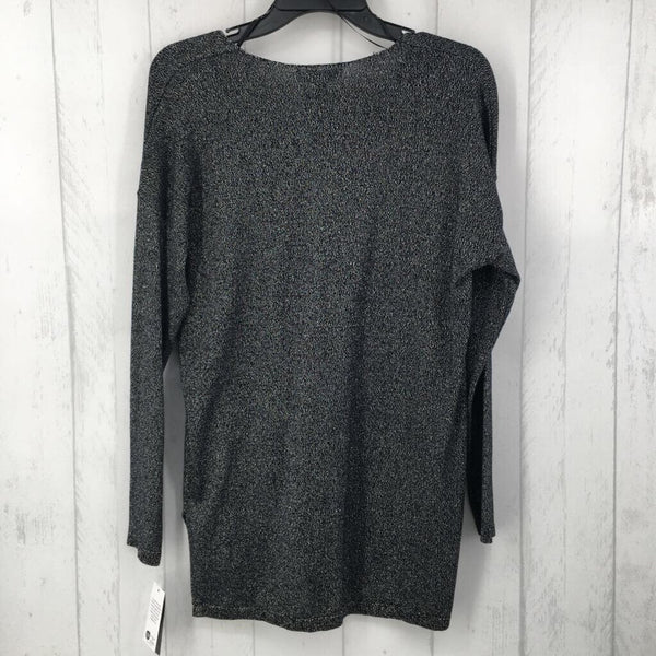 R59 S Metallic v-neck l/s sweater