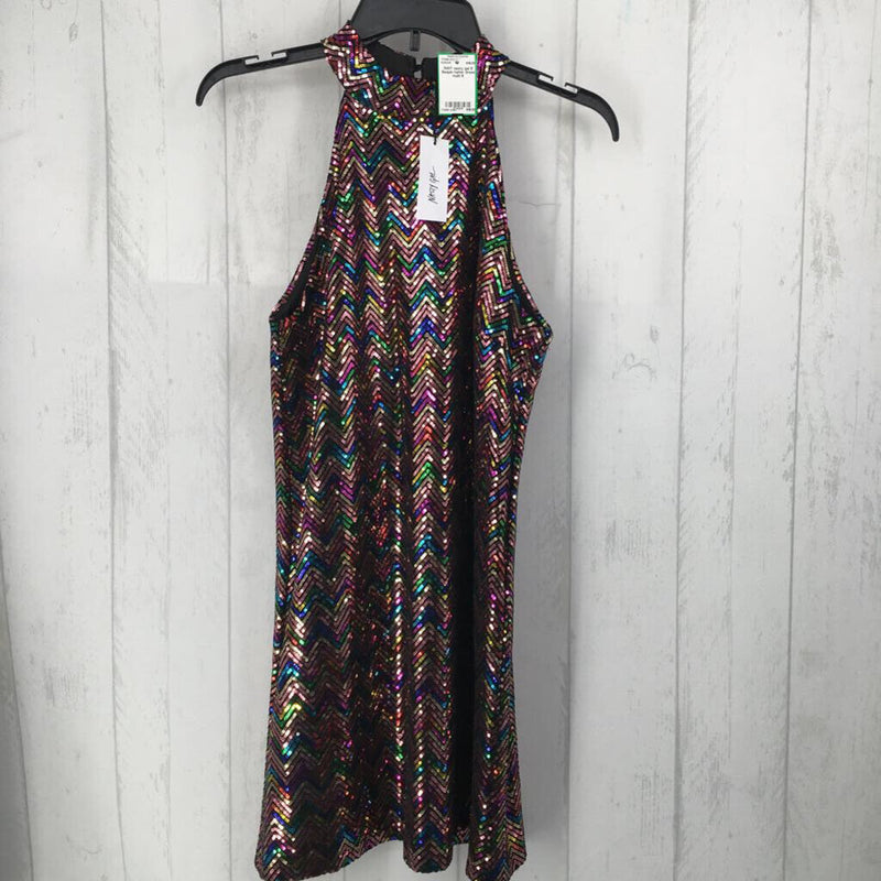 6 Sequin halter dress