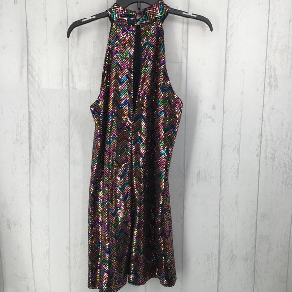 6 Sequin halter dress