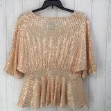 XXL Sequin dolman slv top