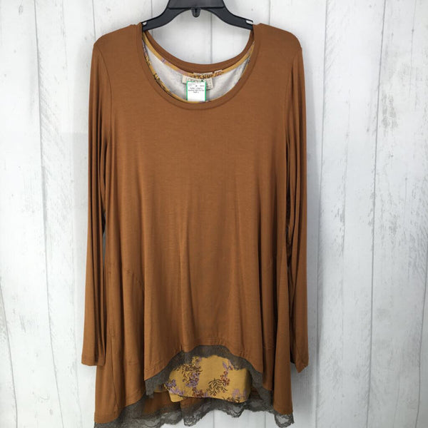 L layered hem l/s top