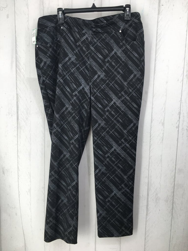 2.5(L/XL) Printed straight leg pant